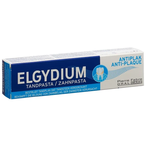 Hier sehen Sie den Artikel ELGYDIUM Anti-Plaque Zahnpasta 75 ml aus der Kategorie Zahnpasta/Gel/Pulver. Dieser Artikel ist erhältlich bei pedro-shop.ch