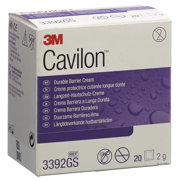3M CAVILON Durable Barrier Cr impr (neu) 20 x 2 g