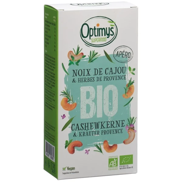 OPTIMYS Apero Cashew Provence Bio 90 g
