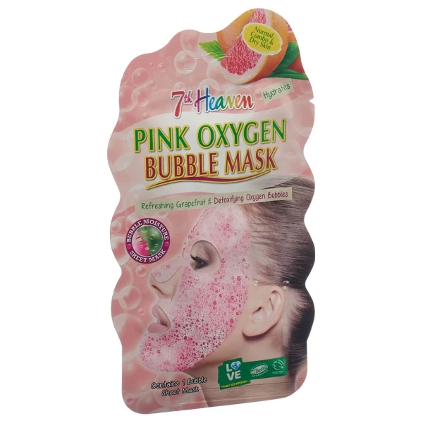 7TH HEAVEN Women's Pink Oxygen Bubble Mask Btl