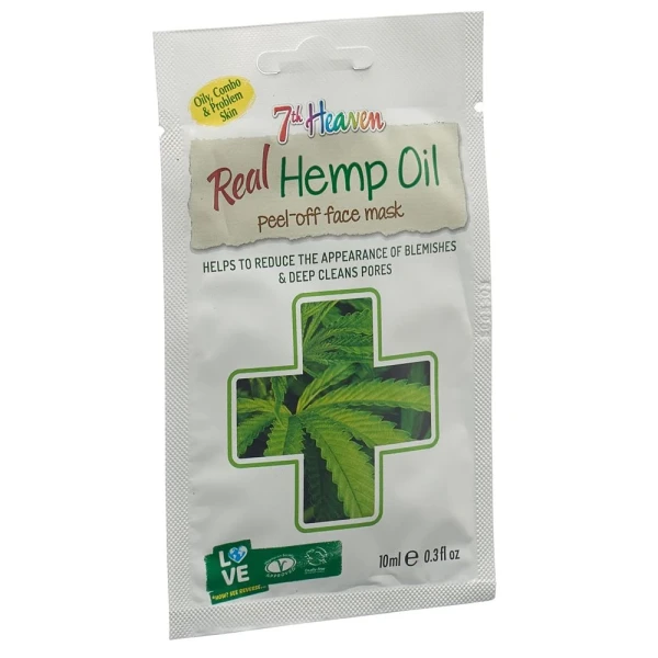 7TH HEAVEN Real Hemp Oil Peel-off Mask Btl 10 ml