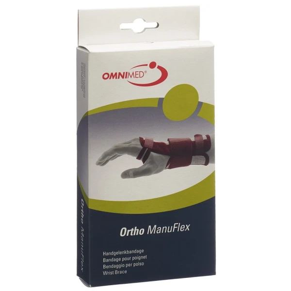 Hier sehen Sie den Artikel OMNIMED Ortho Manu Flex Handgelenk L 22cm re hf aus der Kategorie Handgelenkbandagen. Dieser Artikel ist erhältlich bei pedro-shop.ch