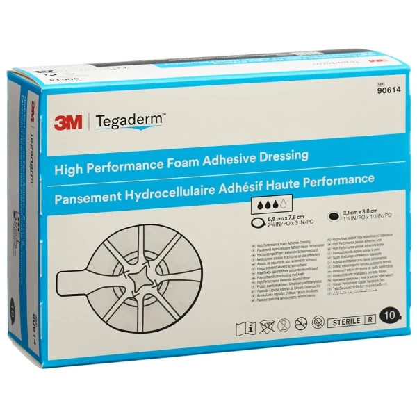 3M TEGADERM FOAM HP Schaumkom Mini ov adh n 10 Stk