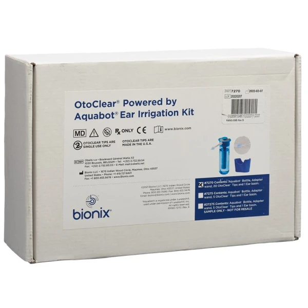 BIONIX OtoClear Aquabot Kit Ear Irrigation