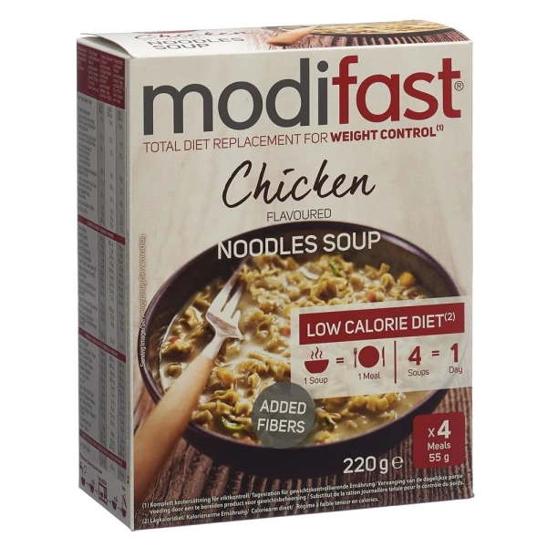 MODIFAST Nudelsuppe Chicken 4 x 55 g