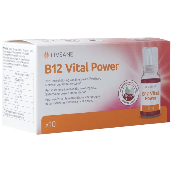 LIVSANE B12 Vital Power 10 Amp 10 ml