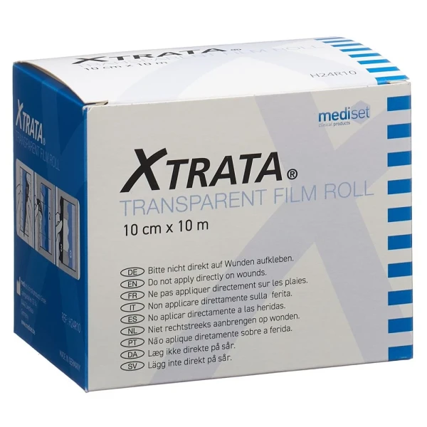 XTRATA transp Folienverband 10cmx10m mit Lipo-Gel