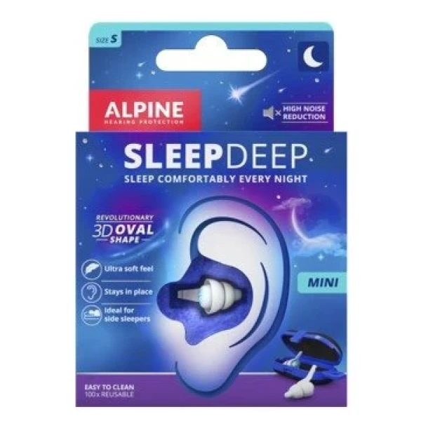 ALPINE SleepDeep Gehörschutzstöpsel Mini 1 Paar