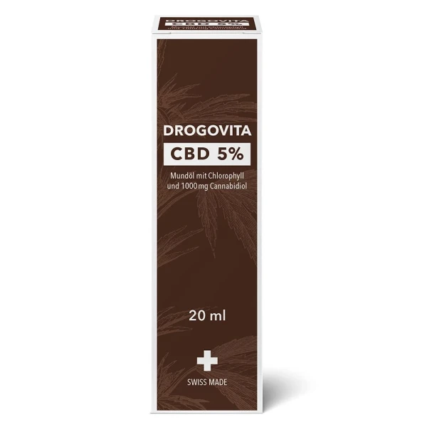 DROGOVITA CBD Mundöl 5 % Fl 20 ml