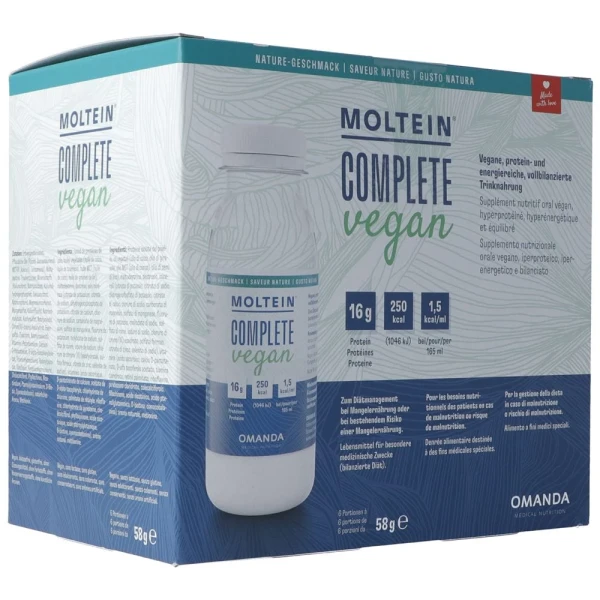 MOLTEIN Complete Vegan Nature 6 Fl 58 g
