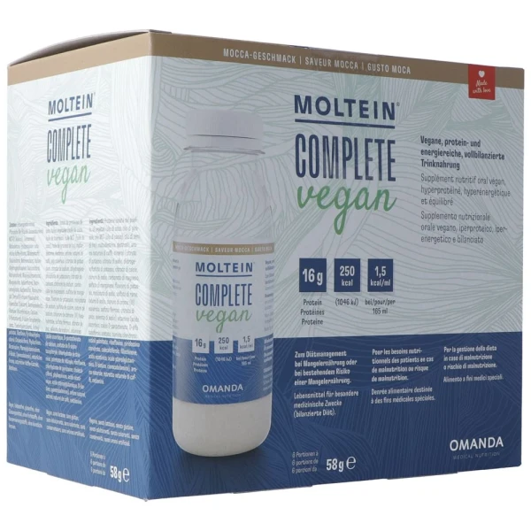 MOLTEIN Complete Vegan Mocca 6 Fl 58 g