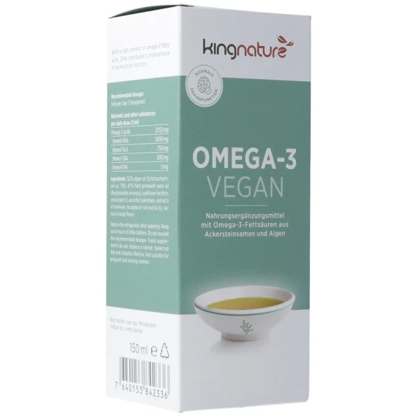KINGNATURE Omega-3 liq vegan Fl 150 ml