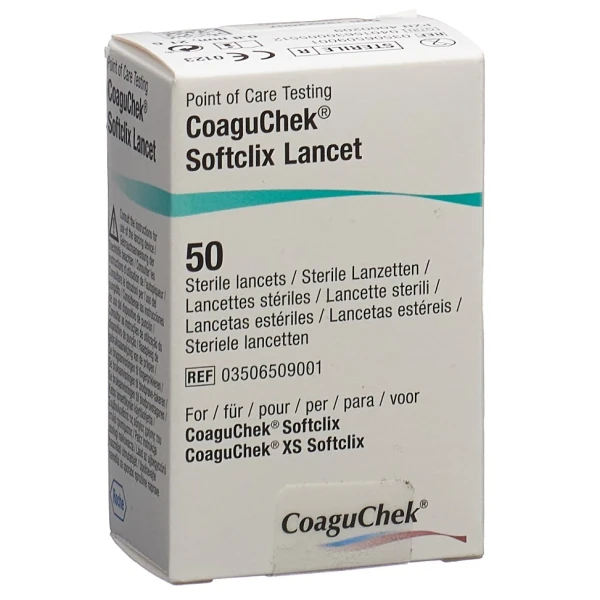 COAGUCHEK XS SoftClix Lanzetten 50 Stk