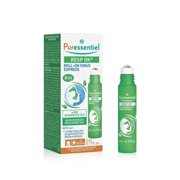 PURESSENTIEL Atemwege Sinus Roll-on 5 ml