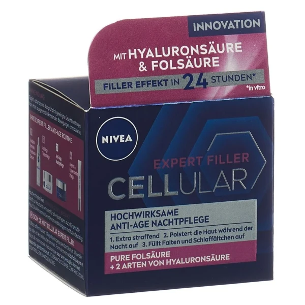 NIVEA Cellular Exp Fil AAge Nachtpfl 50 ml