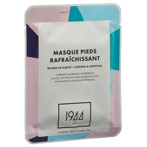 1944 PARIS SOINS Masque Pieds Rafraichiss