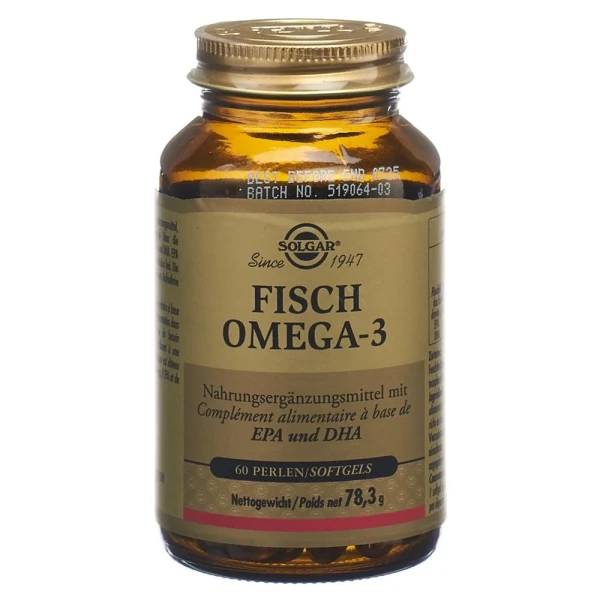 SOLGAR Fisch Omega-3 Perlen (neu) Fl 60 Stk