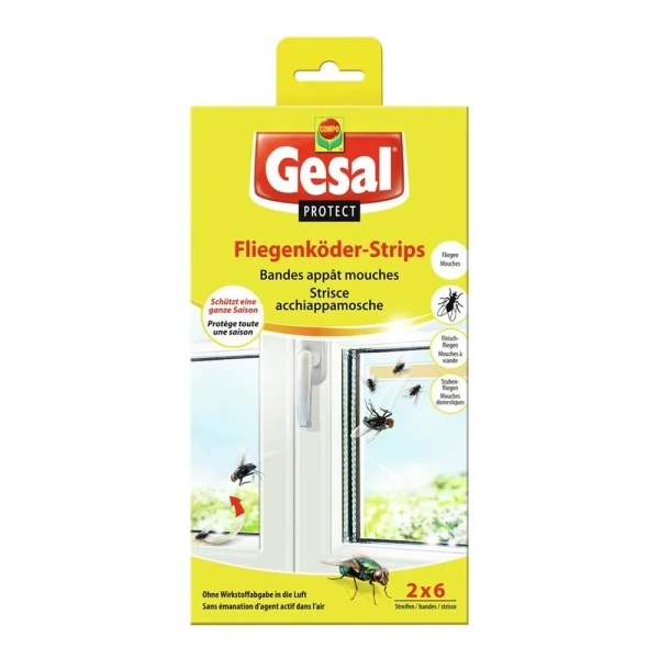 GESAL PROTECT Fliegenköder-Strips 2 x 6 Stk