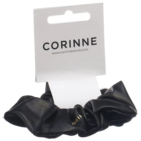 CORINNE Haargummi vegan Scrunchie black