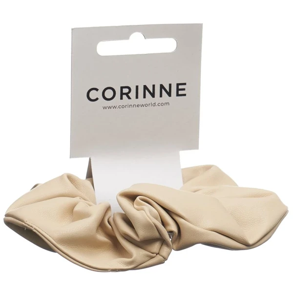 CORINNE Haargummi vegan Scrunchie cream