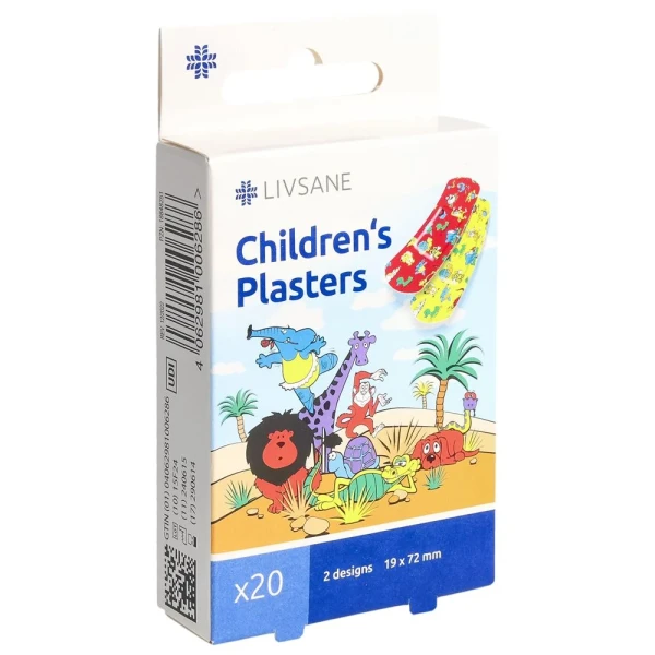 LIVSANE Kinderpflaster Funny Animals 20 Stk