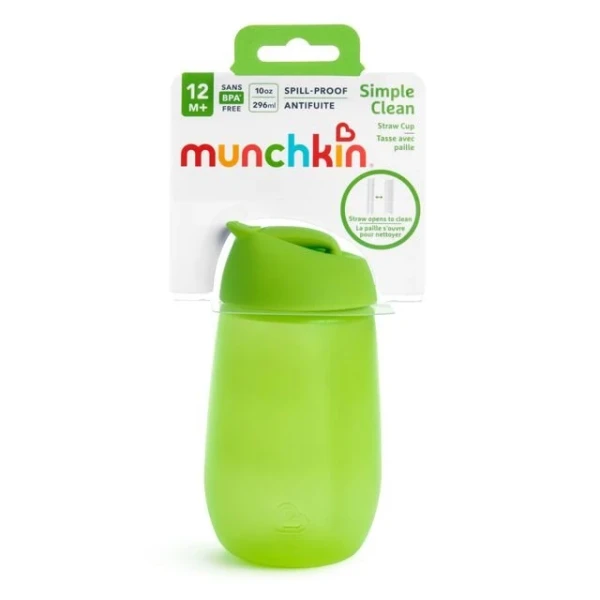 MUNCHKIN Simple Clean Trinkhalm Flasche 296ml