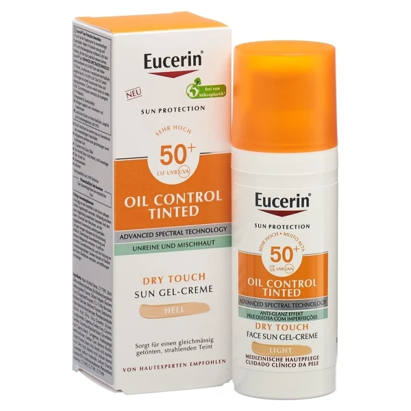 EUCERIN SUN Face Oil Cont Gel-Cre he LSF50+ 50 ml