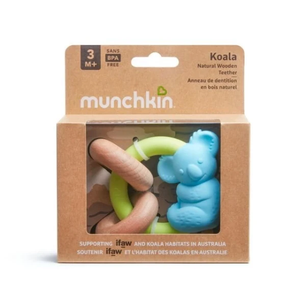 MUNCHKIN Koala Beissring aus Naturholz