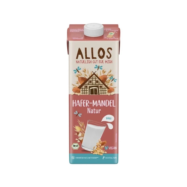 ALLOS Hafer-Mandel Drink Tetra 1 lt