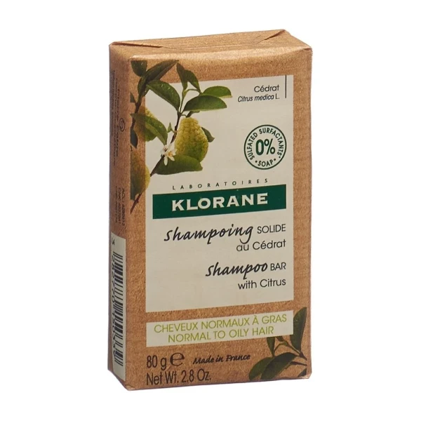 KLORANE Shampoo-Bar Zedrat 80 g