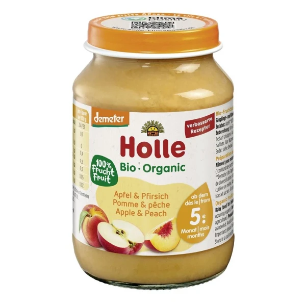 HOLLE Apfel & Pfirsich 190 g