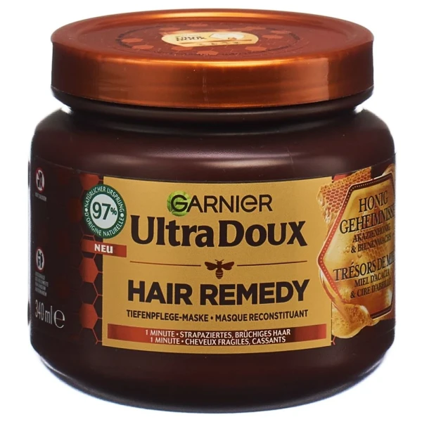 ULTRA DOUX Hair Remedy Reparier Maske Honig 340 ml