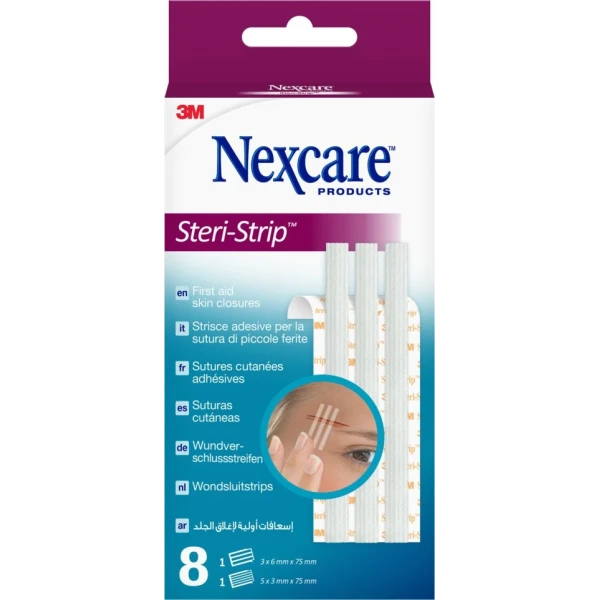 3M NEXCARE Steri Strip weiss 2 Grössen gem 8 Stk